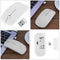 2.4GHz 1,000DPI Ultra-thin 3-Button Wireless Photoelectric Mouse (White)