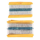 600pcs 30 Kinds Each Value Metal Film Resistor Pack 1/4W 1% Resistor Kit SN9F