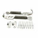 1Set Universal Alloy Steel Spring Pin Kit Hook Lock Security for Car Hood