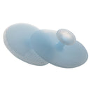 Woman Light Blue Silicone Facial Cleaning Brush 2 Pcs