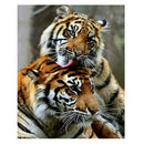 Rhinestones 5D DIY Full Drill Diamond Painting Mosaic Animal Tiger Home Decor