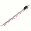 10Pcs 70mm Black Metal Element Crystal Ink Ballpoint Replace Refill Pen Set