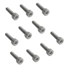 10pcs M5x12mm Titanium Hex Socket Allen Cap Head Button Threads Bolt Screws
