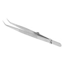 Adjustable slide lock antistatic tweezer for jewelry electronic component_repalj