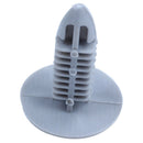 30 Pieces Plastic fastening screws Gray Flange Fender Bumpers Clips For 6mm