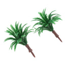 10X/Pack 4.5cm/1.77inch Green Models Tree 1/150 N for RR Railway Mini Scene