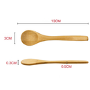 10 Pcs 13 cm Small Wooden Spoons Set Coffee Honey Tea Stirrer Home Tableware