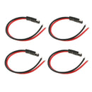 4Pieces 10AWG SAE Harness DIY Extension Adapter For Car Solar Batteries