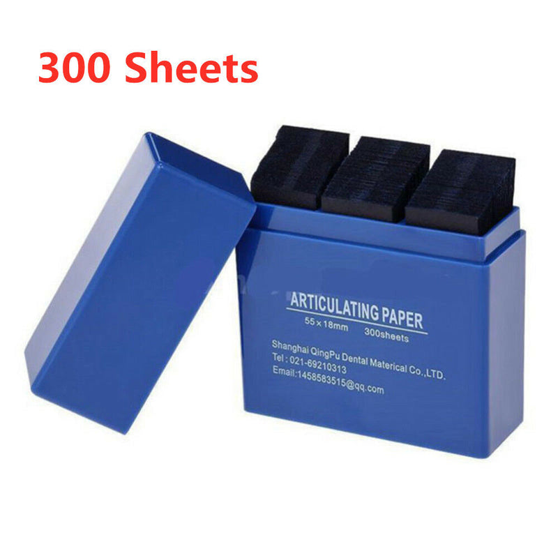 New 300 Sheets Dental Articulating Paper Dental Teeth Care Blue Soft Thin Strips