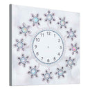 DIY Special Shaped Diamond Painting Flower Embroidery Wall Clock Home Decor