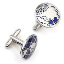 1 Pair Fashion Map Cufflinks Cuff Links Women Mens Dress Business Wedding C