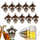 5X retro beer bottle opener wall-mounted red bronze soda beer wine bottle o