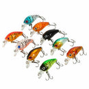 5pcs Plastic Set of Fishing Lures Bass China CrankBait Hard Crank Bait 4.5cm/4g