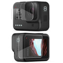3x/Set for Hero 8, Ultra Clear Tempered Glass Screen ProtectorJR