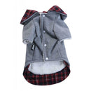 Dog Autumn Winter Warm Cotton Coat For Small Medium Dogs Puppies Red-M
