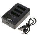 NP-BX1 Battery 3-Channel USB Charger Cradle for Sony Cyber-Shot DSC-RX100