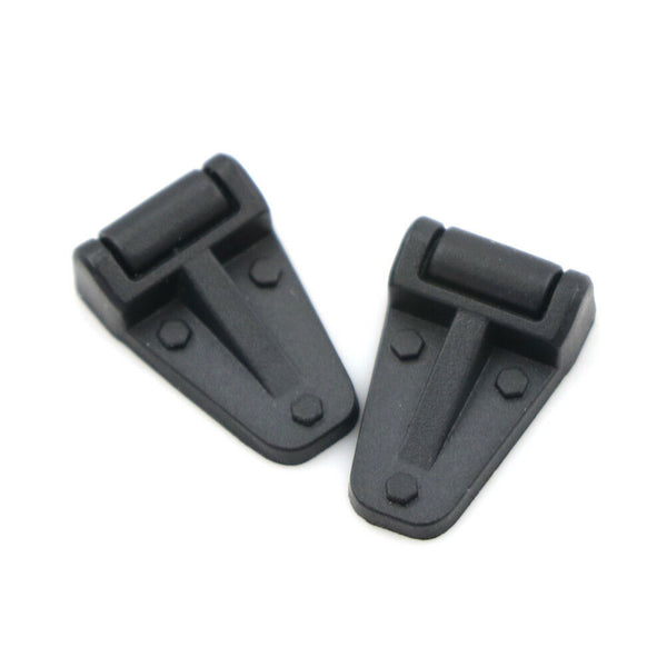 2pcs RC Parts Black Engine Cover Hinge for 1:10 RC Crawler  JR