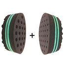 2Pcs Bundled Large And Small Magic Twist Hair Curl Sponge Brush Coil Wave F