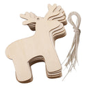 Home Decor Christmas Tree Plaque Presents Treetop Decor Ornament Deer