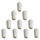 Plastic Toggle Switches Knobs Cap Tip for Electric Guitar Parts White