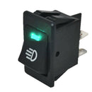 5X 12V 35A Car Fog Light Rocker Toggle Switch 4Pin Green LED Dashboard AHN