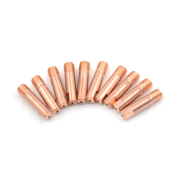 10x 1.2-15AK MIG/MAG M6 Weld Torch Welder Contact Tips Holder Gas Nozzle Go3 Bj