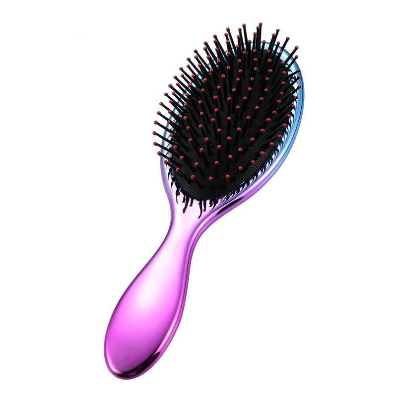 Anti-Static Scalp Massage Hair Comb Air Cushion Hair Styling Brush (Blue)