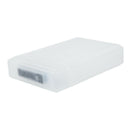 2 packs Clear 3.5 INCH SATA HDD Hard Drive Storage Case Z3S6