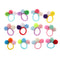 2Pcs Cute 3 Balls Elastics Hair Holders Bands Gum Fashion Kids Children Cand