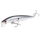 10pcs Lifelike Minnow Baits Tackle Crank Fishing Lures Crankbaits Strong Hooks