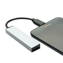 Type-C to 2 USB2.0 TF Card USB-C Reader Multifunctional Portable Type-C HUB