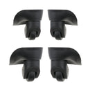 Black Plastic Large Size Baggage Luggage Suitcase Wheels Repair Casters