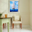 5D DIY Round Drill Diamond Painting Sailing Cross Stitch Embroidery Kit