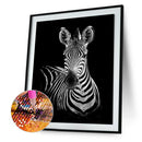 Animal Full Drill Diamond Painting 5D Mosaic Bead Art Picture (E31 Zebra)