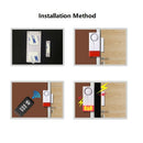 1X(Home Security Alarm Rood Flash With Sound Window Door Magnet Sensor Dete