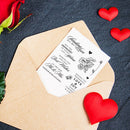 Greeting Word Silicone Transparent Seal Stamp for DIY Scrapbook Photo Album A