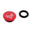 2 Pieces Bike Crank Caps Crankset Covers Crank Screw Caps Dustproof Red