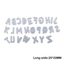 English Letter DIY Album Card Metal Embroidery Craft Stencil Cutting Die  A