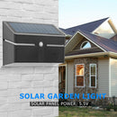 LED Solar Wall Lamp Waterproof Motion Sensor Outdoor Garden Yard Landscape Light