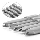 5 Pcs U4-U8 1/4 Inch S2 Hex Magnetic U Shaped Screwdriver Bits Tools Length 50mm