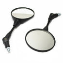 1Pair Universal Folding Motorcycle Side Rearview Mirror 10mm For Kawasaki-PN FT