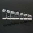 Set of 7 Clear Acrylic Ring jewelry Display Stand Rack Ring Display Holder