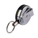 Retractable Metal Card Badge Holder Steel Recoil Ring R5V6 Clip Belt M9J6 P G3R9