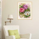 40x30cm 5D Diamond DIY Flowers Painting Cross Stitch Needlework Craft Decor