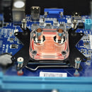 50mm Copper Base CPU Water Cooling Block Computer Durable Professional For Intel