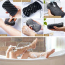 Konjac Sponge Set with Activated Bamboo Charcoal - Body & Facial Sponge Dee