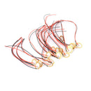 20PCS 12mm Piezo Elements Sounder Sensor Trigger Drum Disc + wire copper S Ew