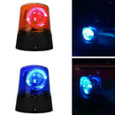 Rotating Blue LED DIY Police Car Beacon Disco-Party Light-Blue+Red Light DJ G5L8