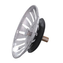 Food Waste Stopper Spin Lock 8cm Dia Sink Drain Drainer Strainer J1B7
