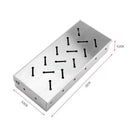 Barbecue Stainless Steel Smoker Box High-Temp Resistant for Meat Smoking